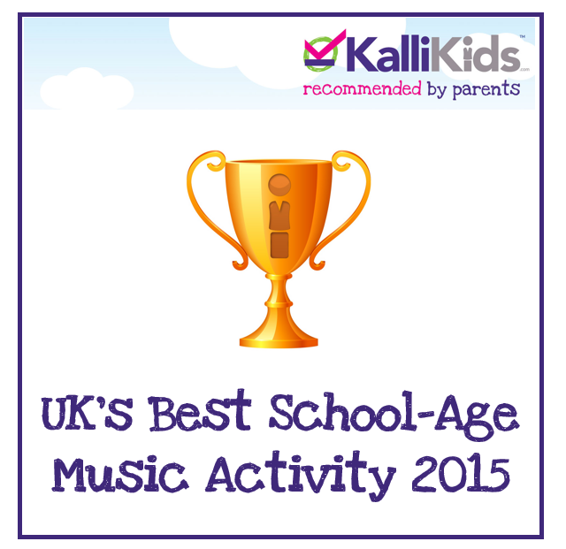 KalliKids Awards UKs Best School age Music Activity 2015 BIG
