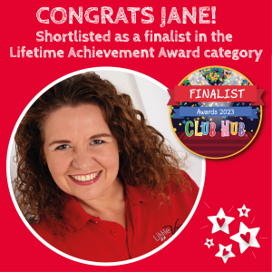 Jane James finalist for Club Hub national lifetime achievement award